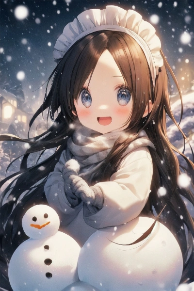 雪だるまとメイドちゃん④