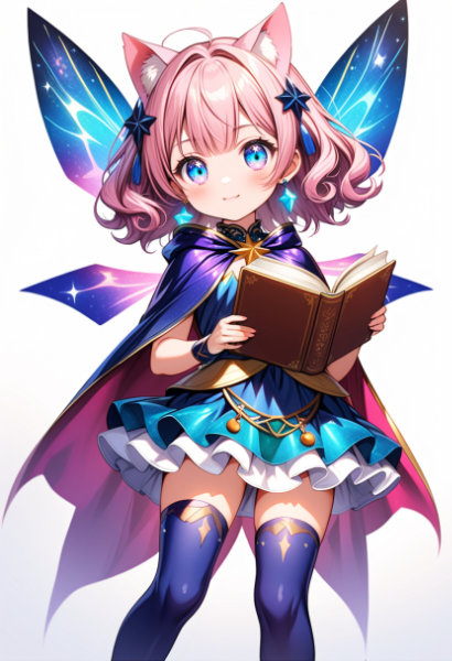 魔導書を確認中