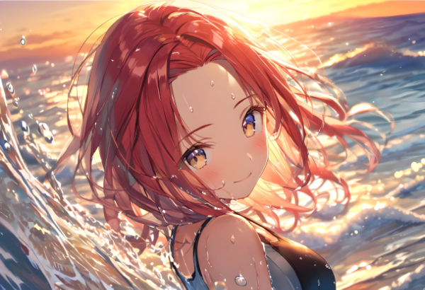 赤髪の少女