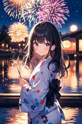 夏祭りと花火と君と