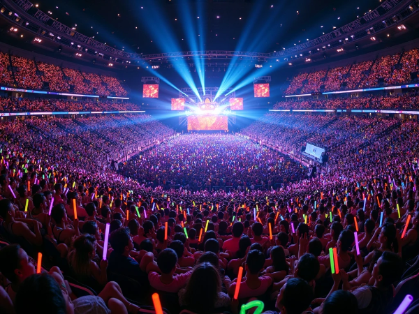 数万本のペンライト