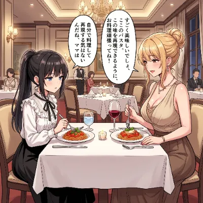 daughter & mother この味を盗め！