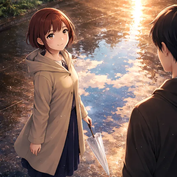 二人の梅雨晴間