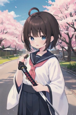 剣士の女の子