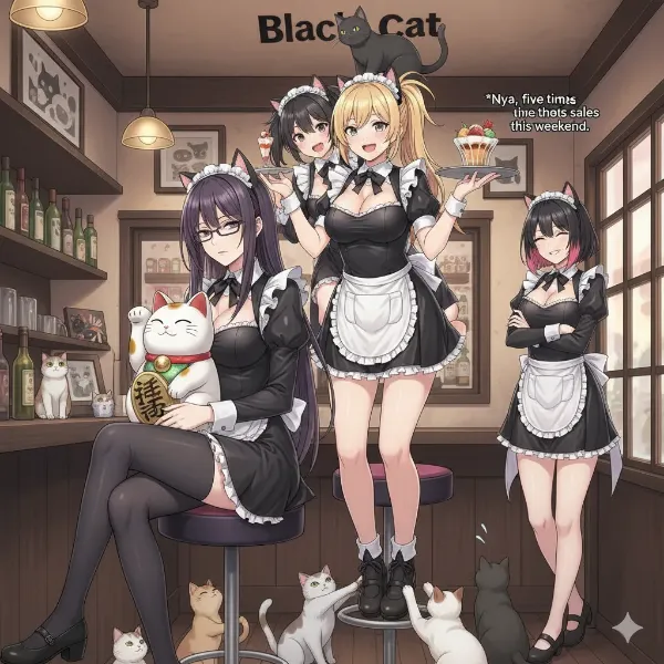 招き猫の五重塔 ～リベンジ・オブ・ブラックキャット～