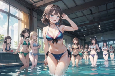 アイドル水泳大会