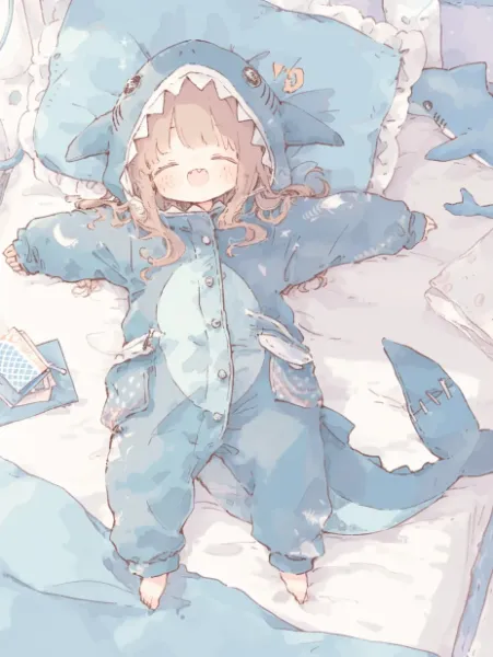 サメパジャマ。