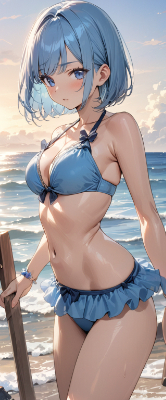 早朝の海