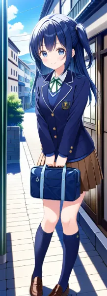 蒼井ルカ（お題：サイドテール）