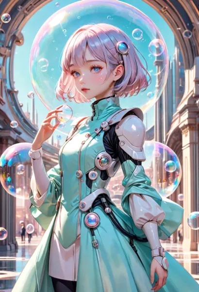 お題：シャボン玉