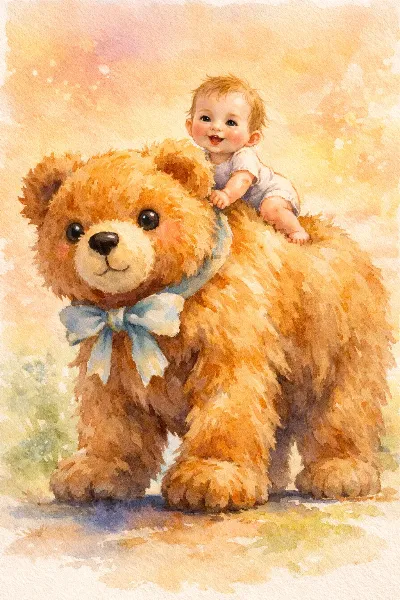 くまさん背中の小さな冒険