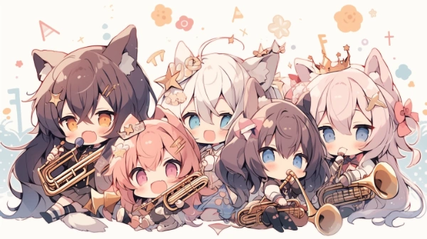 多分。アイドル達。