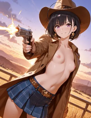西部劇風