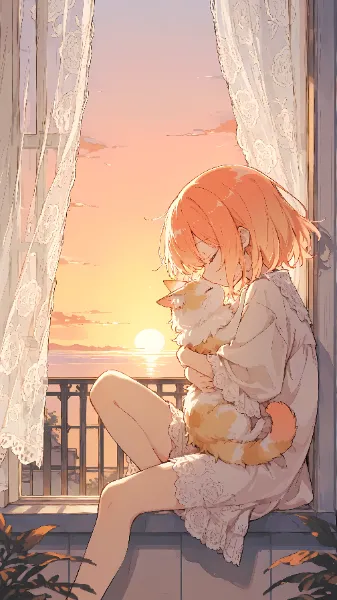 沈む陽に寄り添う