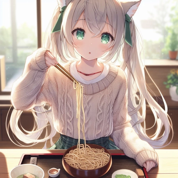 ちょっと太いけど、蕎麦だよね