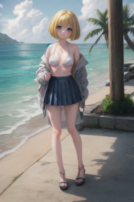 あみちゃん水着