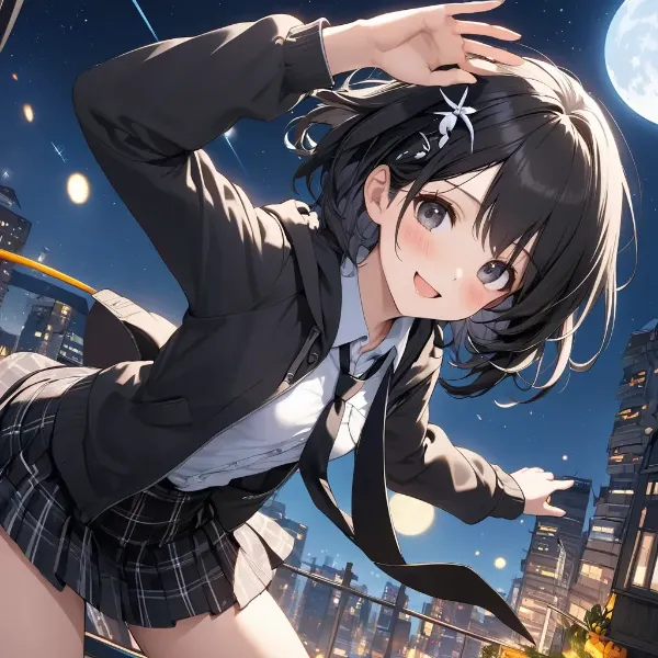 黒髪の女の子44