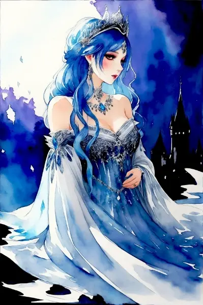 コラボ生成『氷の女王』