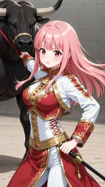 闘牛士な桃香ちゃん！