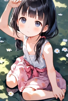 黒髪少女