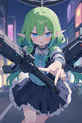エルフの戦士