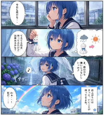 頑張れ蒼ちゃん! 　  「雨上がり」