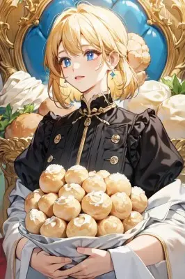 普通にやってみたくなった（笑）シュークリーム女王👸