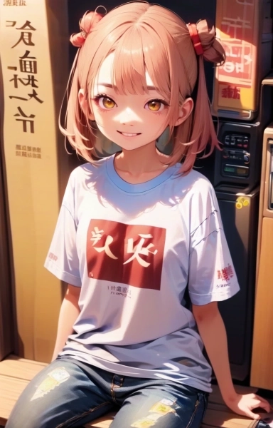 Tシャツに【肉】と書いてみよう