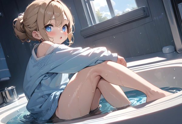 水風呂リラックス