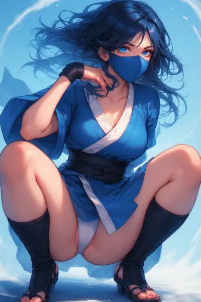 くノ一忍者と北風と太陽の禁断勝負