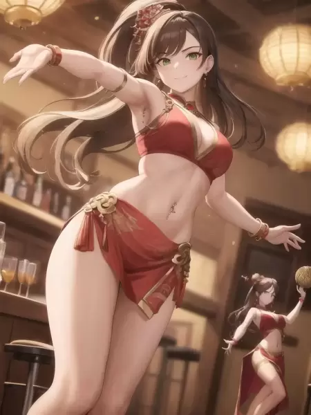 酒場の踊り子さん