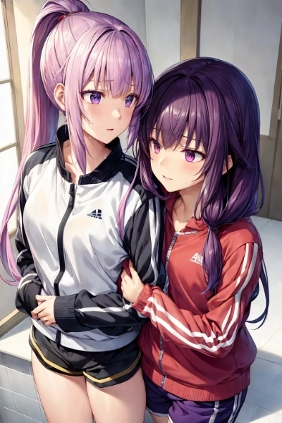 お願い、更衣室までついてきてくれない？誰かいたような気がするの…