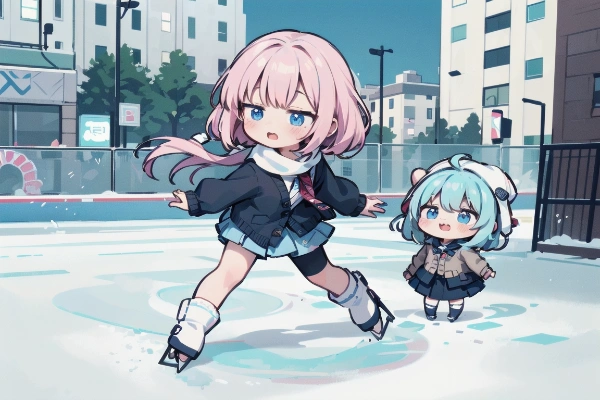 「お姉ちゃんが手本を・・って、あら・・」