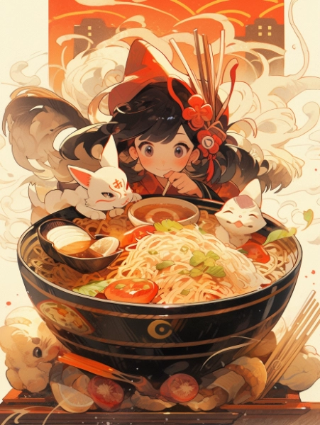 ラーメンアート🍜