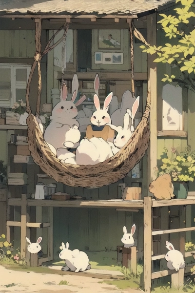 のんびりうさぎ
