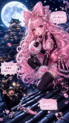 満月城のぴのちゃん忍者～潜入作戦～