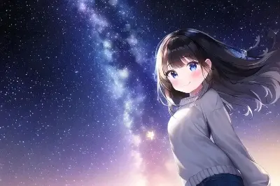 星座と少女