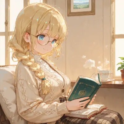 読書するナオ