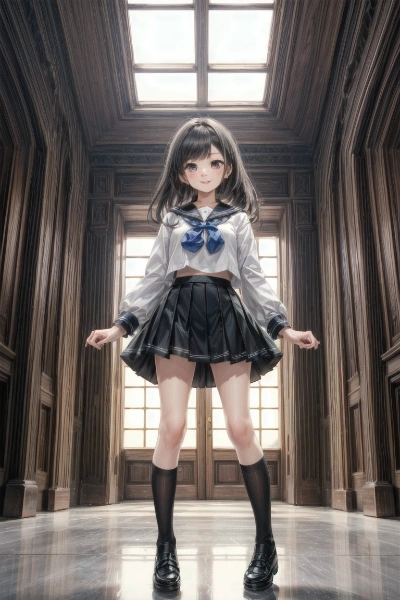 とりあえずセーラー服の女子高生