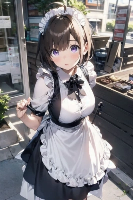 バイト中の彼女