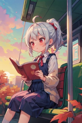 茜色