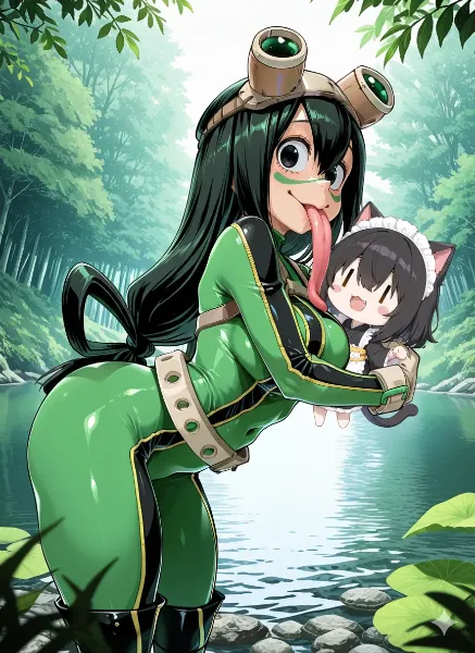 蛙吹梅雨ちゃんwithヘタぐるみ
