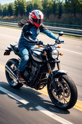 現実逃避するためバイクで走りだすのであった