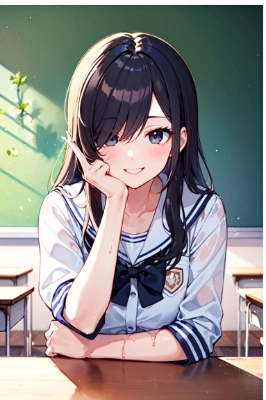 びしょ濡れの大人な女の子
