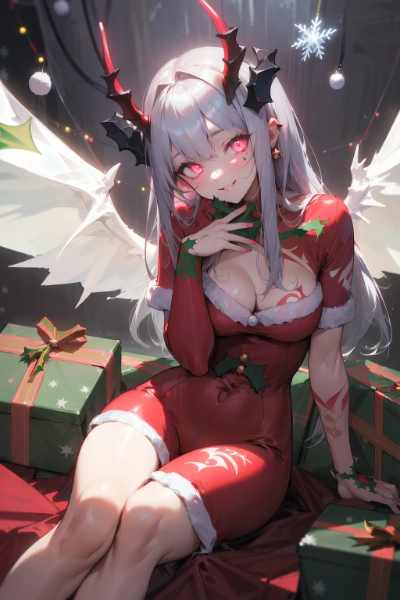 こっそりクリスマスを祝う悪魔