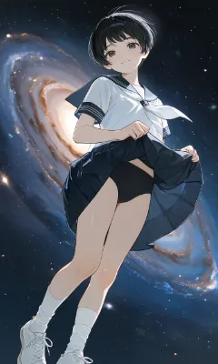 スカートの中の宇宙