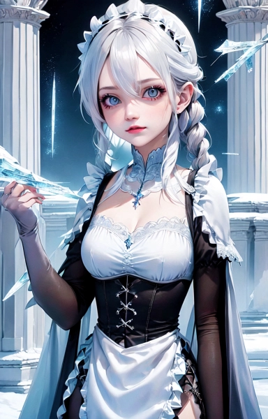 メイドさん(氷)