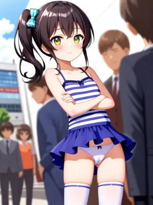 町中の少女