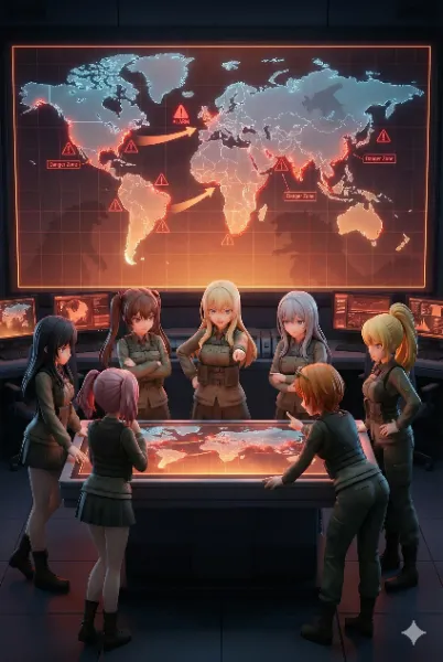 G対策本部（おま好きガールズ×世界地図帳？）