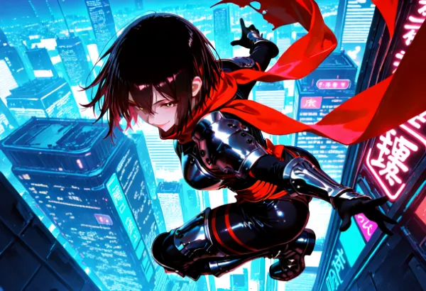 ネオンシティの紅い影